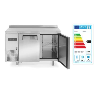 Mrazicí stůl dvoudveřový s bočními jednotkami, Arktic, Kitchen Line, 166L, 230V/550W, 1200x600x(H)886mm | 233351